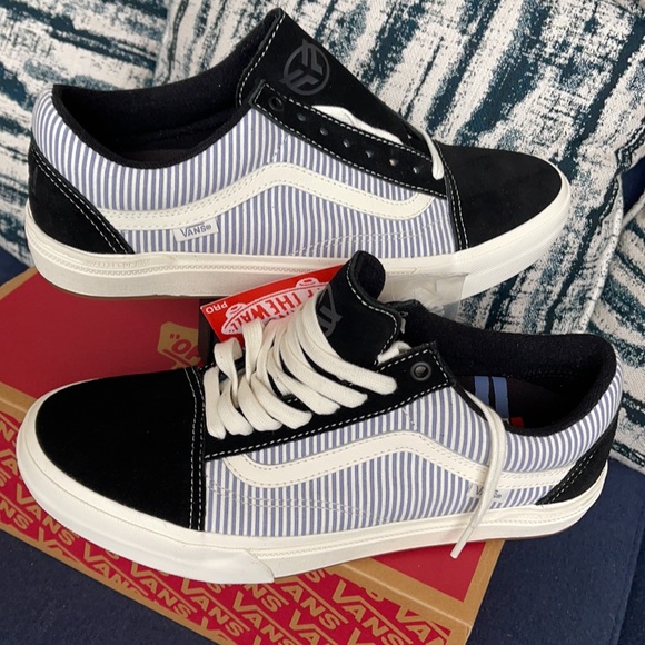 Vans Bmx Old Skool Federal Black/Bl Pinstripe WMNS - Picture 2 of 16